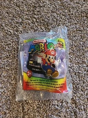 Nintendo Wendy's Mario Bros 2002 juguete de comida para niños cadena masticable con ventosa sellada Foto 1 de 2