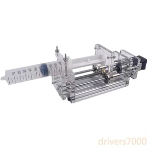 Pompa Iniezione Elettrica di Precisione da Scrivania DC 12V 1-150ML Laboratorio Micro Pompa Siringa - Foto 1 di 8