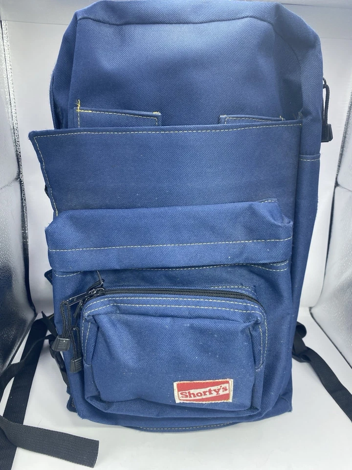 Винтажный рюкзак 90-х Shortys для скейтборда темно-синий Chad Muska - Изображение 1 из 4