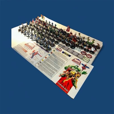 2002 Marvel Heroclix Infinity Challenge Huge Figure Lot + Rules, Dice, Markers - Image 1 of 4