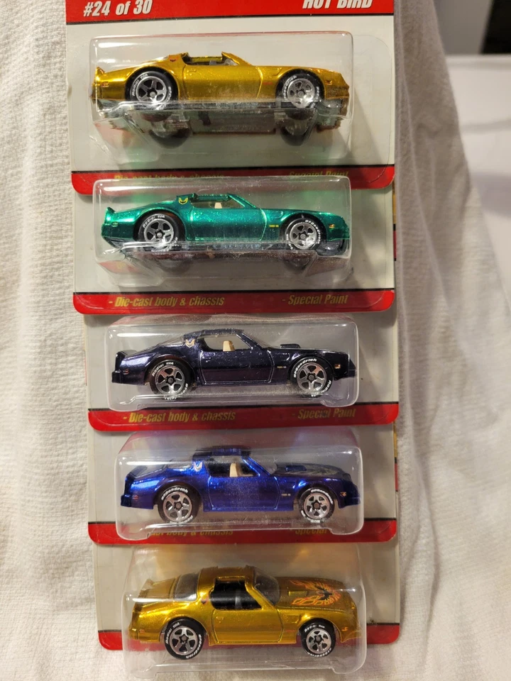 Lot Of 5 Hot Wheels Classics Series 2 Pontiac Hot Bird - Image 1 of 1