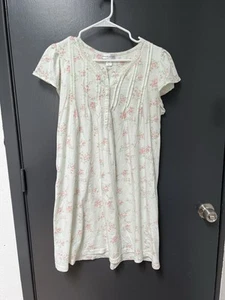 Camisón para mujer Miss Elaine con encaje floral ajustado primavera manga corta talla M - Imagen 1 de 5