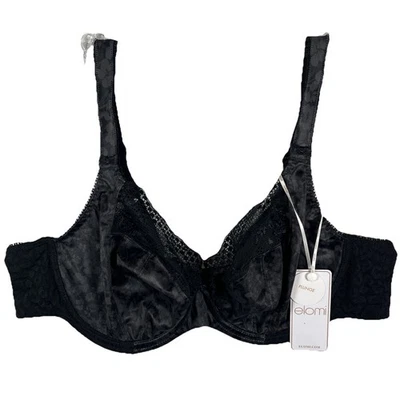 Sujetador con aros Elomi 36D Lucie negro EL4490 precio de venta sugerido por el fabricante 72 USD Foto 1 de 4