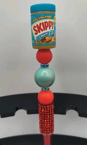 Skippy Peanut Butter Mini Brands Handmade Beaded Bling Pen Gift Basket Filler - Picture 1 of 7