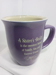 SISTERS MUG. A SISTER'S HEART COFFEE MUG. A SISTER'S DECO MUG. B371 - Picture 1 of 16