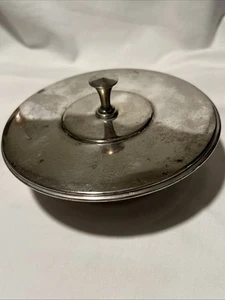 Albert Reimann Art Nouveau Silver Plate Chase Powder Box Loose Lid - Picture 1 of 10
