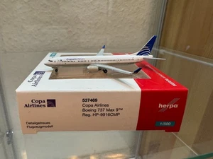 Herpa Wings 537469 1:500 Copa Airlines Boeing 737 Max 9 HP-9916CMP - Imagen 1 de 4