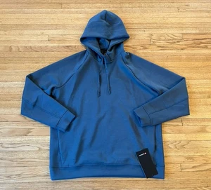 Lululemon Smooth Spacer Pullover Hoodie Mens Large NWT Blue Willow Fitness - Picture 1 of 12