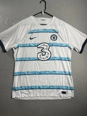 Camiseta de fútbol visitante blanca Chelsea 2022-23 Nike para hombre XL #3 rendimiento de fútbol Foto 1 de 4