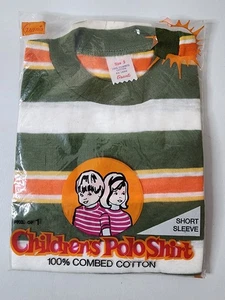 Camiseta a Rayas Grant Infantil Años 70 De Colección Nueva En Embalaje Talla 5 - Imagen 1 de 3