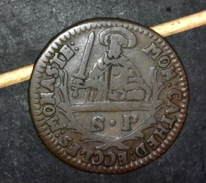 1762 Munster Germany 4 Pfenning Cathedral Issue Super Nice!!! 001082 - Picture 1 of 2