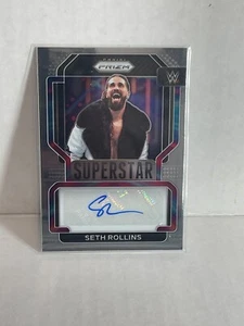 RARE WORLD CHAMP Seth Rollins 2022 Panini Prizm WWE Autograph Card Auto Prizm - Picture 1 of 1
