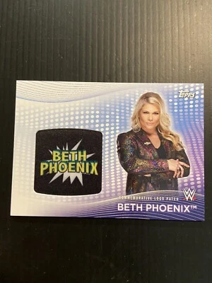 2021 TOPPS WWE WOMEN’S DIVISION BETH PHOENIX 65/199 COMMEMORATIVE LOGO PATCH - Image 1 of 2