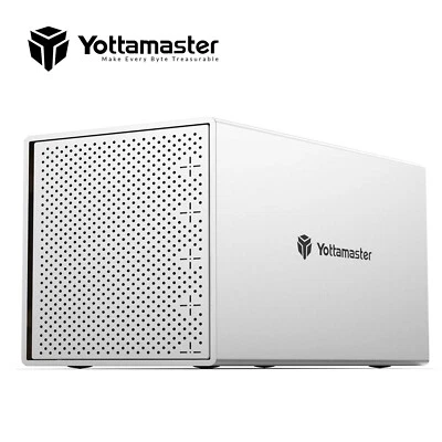 Yottamaster 5 Bay USB3.0 External Hard Drive Enclosure For 2.5/3.5" SATA HDD SSD - Image 1 of 4