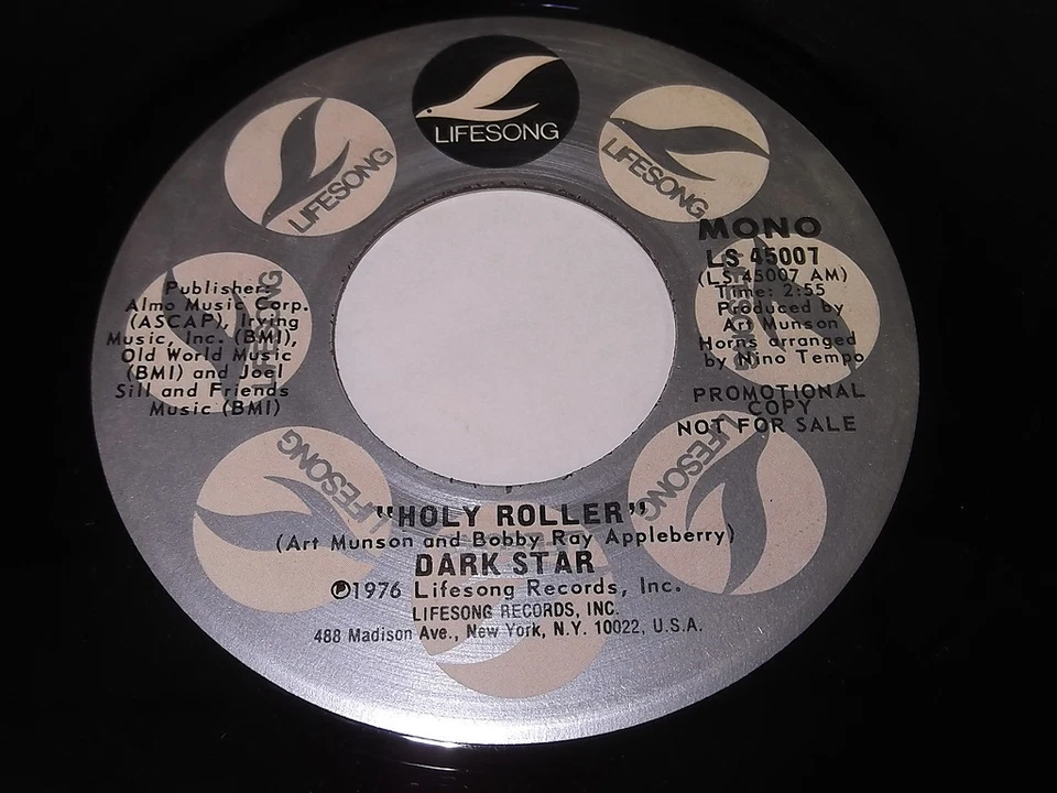 Dark Star - Holy Roller (Mono) / Same (Stereo) 45 - Image 1 of 1