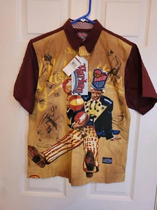 NEW Fubu Platinum Harlem Globetrotters Short Sleeve Shirt Size Boys Medium M - Picture 1 of 13