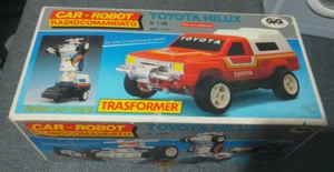 TRANSFORMERS TOYOTA HILUX 1985 GIG ROBOT CAR RC MADE IN JAPAN NEW IN BOX - Imagen 1 de 22