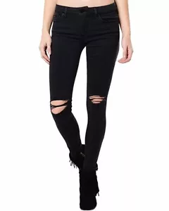 NUEVO CON ETIQUETAS JOE'S Talla 31 THE VIXEN TOBILLO AJUSTADO IMPECABLE MEDIANOCHE JEANS ELÁSTICOS BRIE NEGROS - Imagen 1 de 6