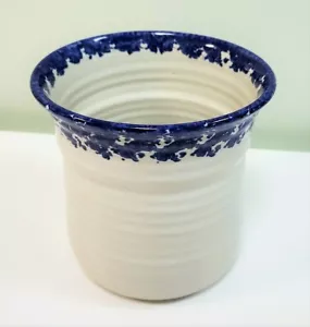 Vaso de utensilios de artista hecho a mano coleccionable - Hecho en los EE. UU. - Imagen 1 de 5