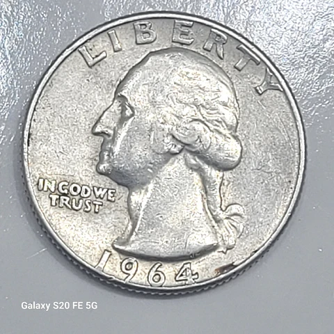 1964D Washington Quarter 90% silver  Rpm Ddo Ddr Cover
