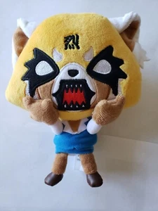 Gebrauchte Aggretsuko von Sanrio 2015 2018 7 Zoll Plüsch Rage roter Panda OHNE Etikett - Bild 1 von 9