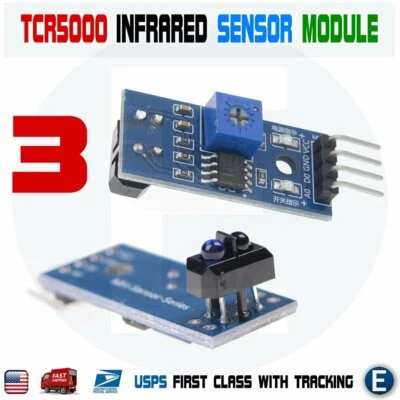 3pcs Tracing sensor module TCRT5000 Infrared reflection photoelectric switch  - Image 1 of 4