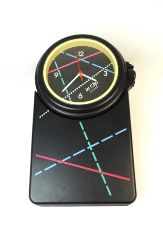 VERY RARE SWATCH MAXI LE CLIP XXL POSTMODERN MEMPHIS AGE LARGE WALL CLOCK Cover