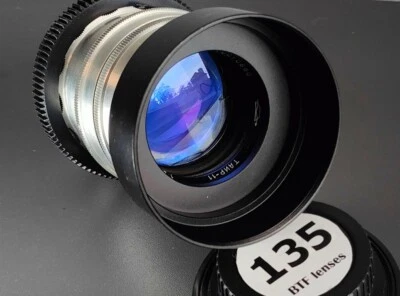 Tair 11 SILVER  135mm 2.8 OLD VERSION FULL FRAME  CANON EF mount Cinemod - Image 1 of 4