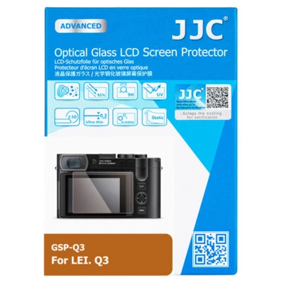 JJC 2.5D 9H 0.01"Ultra-Thin Optical Glass LCD Screen Protector Film for Leica Q3 - Image 1 of 4
