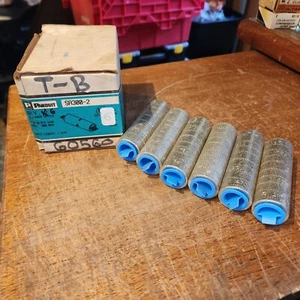 BOX OF 6 PANDUIT SA300-2 BUTT SPLICE 4/0 CRIMP CONNECTORS BLUE DIE #76 - Picture 1 of 5