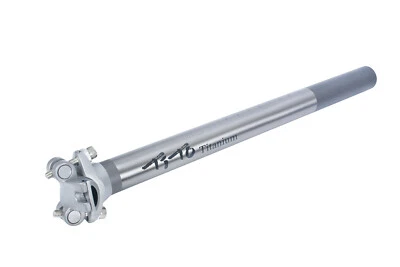 SwishTi Full Titanium Road Mountain E-Bike Bicycle Seatpost 31.6mm 350mm Ti Post - Image 1 of 4