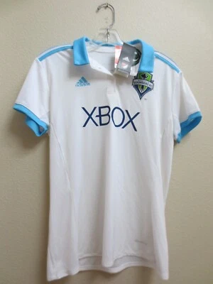 Seattle Sounders XBOX Jersey Women's Replica Road Size Large - Image 1 of 2