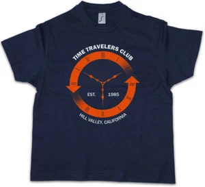 TIME TRAVELERS CLUB Kids Boys T-Shirt - Back To Shirt The Mc Fly Future - Picture 1 of 1