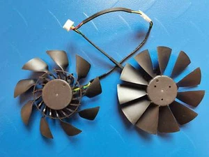 95mm ASUS GTX780 GTX780TI R9 280X 290 290X Dual Fan FD9015U12S 5Pin 0.55A - Picture 1 of 3