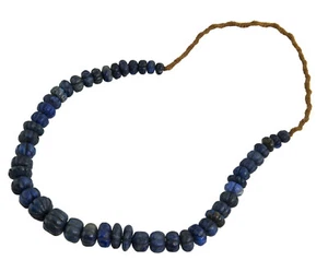 Collier ethnique en Lapis lazuli -Chamane- Bijou Rituel chamanique Népal # 3036 - Picture 1 of 4
