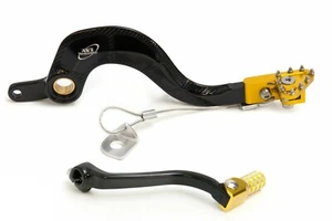 AS3 GEAR LEVER REAR BRAKE PEDAL for SUZUKI RMZ 450 2008-2020 - Picture 1 of 8