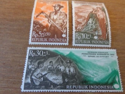INDONESIA - Stamps - Sc# B215-7 - Complete Set - 1968 - MNH - VF - Image 1 of 4