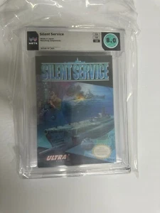 Silent Service Nintendo NES WATA Calificado 8.0 CIB SIN USAR, EN CAJA NO VGA CGC ¡MUY RARO! - Imagen 1 de 2