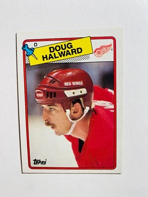 1988 TOPPS #113 DOUG HALWARD NM-MT NHL HOCKEY CARD - Image 1 of 2