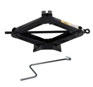 Cric Crick A Pantografo Sollevatore Manuale 2 Tonnellate Auto Ruote 2000Kg - Foto 1 di 10