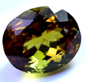 Piedra preciosa suelta con cambio de color natural de 28,80 quilates de forma ovalada certificada zultanita - Imagen 1 de 9