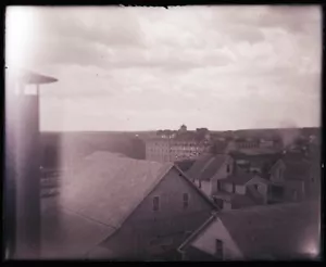 EIN ANTIKES GLASNEGATIV ANFANG 1900, NEWPORT, ME, "WEYMOUTH WOLLMÜHLE" - Bild 1 von 2