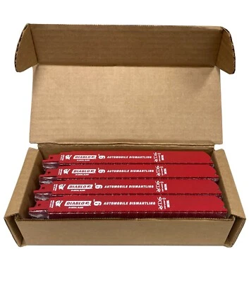 DIABLO HOJA DE SIERRA RECÍPROCA DESMONTAJE AUTOMÁTICO 9' X 1" DS0914WBF Paquete de 200 Foto 1 de 3