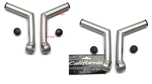 Vintage Alloy Bar Ends + Bar End Plugs - Picture 1 of 9