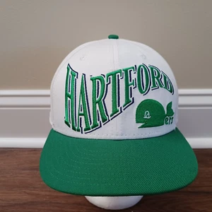 Hartford Whalers Hat New Era 59fifty Hockey NHL White Vintage Fitted Size 71/2 - Picture 1 of 7