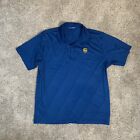 Port Authority Polo Mens Shirt XL Short Sleeve Blue Green