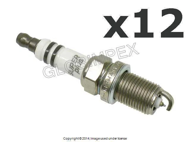 Mercedes FR-7-KPP-33U+ Spark Plug Set of 12 BOSCH +1 YEAR WARRANTY - Image 1 of 1