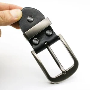 1PCS Fibbia per cintura in lega di pelle fai da te da uomo ricambio per cintura larga 1,5" - Foto 1 di 11