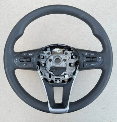 2016-2018 Kia SORENTO STEERING WHEEL W/AUDIO CRUISE CONTROL SWITCHES OEM I BLACK - Image 1 of 4