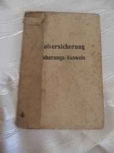 Original DDR Sozialversicherung Versicherungsausweis persönlich Nachlaß 1954 - Bild 1 von 5